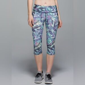 LULULEMON Run: Top Speed Crop in Iridescent Multi.